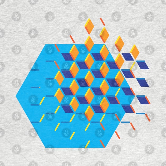 Hexagon Cubes by SteveGrime